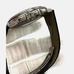 Pre Owned Cartier Ballon Bleu W6920005 Automatic Silver 18k White Gold Men's Wristwatch 42 mm
