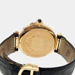 Pre Owned Cartier Pasha 2770 Automatic Silver 18k Rose Gold Men's Wristwatch 42 mm
