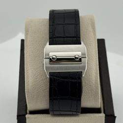 Pre Owned Cartier Santos 100 XL 2656 Automatic White Stainless Steel Men's Wristwatch 38 mm