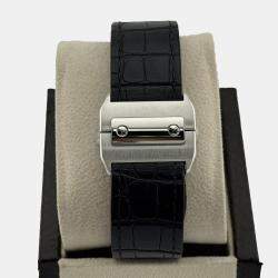 Pre Owned Cartier Santos 100 XL 2656 Automatic White Stainless Steel Men's Wristwatch 38 mm