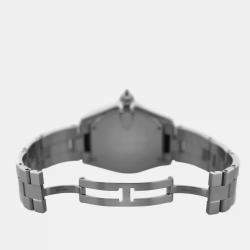 Pre Owned Cartier Roadster GMT XL 2722 W62032X6 Automatic Silver Stainless Steel Men's Wristwatch 42 mm