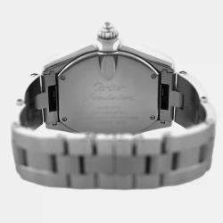 Pre Owned Cartier Roadster GMT XL 2722 W62032X6 Automatic Silver Stainless Steel Men's Wristwatch 42 mm