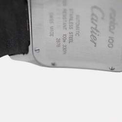 Pre Owned Cartier Santos 100 2878 W20106X8 Automatic Stainless Steel Men's Wristwatch 33 mm