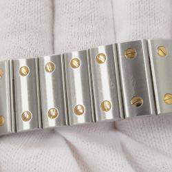 مملوكة مسبقًا Cartier Santos Galbee W20099C4 Automatic White Stainless Steel Men's Wristwatch 32 mm