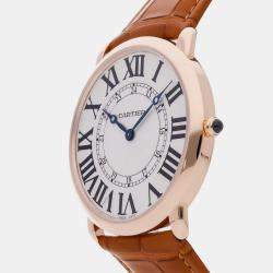 Pre Owned ساعة يد رجالية مستعملة كارتير روند لويس W6801004 تعبئة يدوية 42 ملم