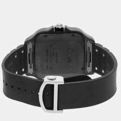 Pre Owned ساعة كارتتيه سانتوس دو كارتتيه موديل كبير WSSA0039 مسبقة الملكية 39.8 مم