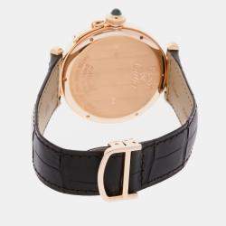 مملوكة مسبقًا Pre-Owned Cartier Pasha W3019351 Silver Automatic 18k Rose Gold Men's Wristwatch 42 MM