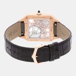 Pre Owned Pre-Owned Cartier Santos-Dumont Skeleton Micro-Rotor WHSA0030