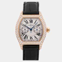 Pre Owned ساعة كرونوجراف مستعملة كارتير تورتيه الزر الأحادي WA506451