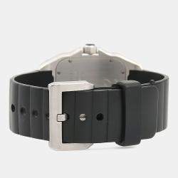 مملوكة مسبقًا Cartier Santos 100 W20121U2 Automatic Stainless Steel Men's Wristwatch 37.5 mm