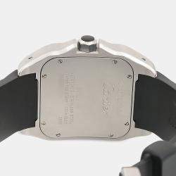 مملوكة مسبقًا Cartier Santos 100 W20121U2 Automatic Stainless Steel Men's Wristwatch 37.5 mm