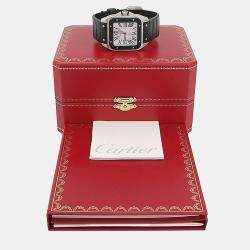 مملوكة مسبقًا Cartier Santos 100 W20121U2 Automatic Stainless Steel Men's Wristwatch 37.5 mm