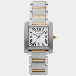 مملوكة مسبقًا Pre-Owned Cartier Tank Francaise Large Model W51005Q4 Automatic 36 mmx28 mm