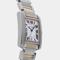 Pre Owned ساعة يد كارتتييه تانك "فرانسيه موديل كبير دبليو51005كيو4 أوتوماتيك 36 مم × 28 مم" مستعملة