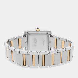 Pre Owned ساعة يد كارتتييه تانك "فرانسيه موديل كبير دبليو51005كيو4 أوتوماتيك 36 مم × 28 مم" مستعملة