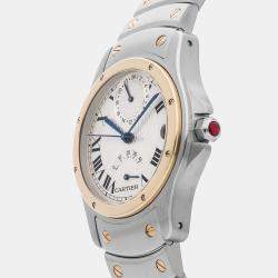 مملوكة مسبقًا Pre-Owned Cartier Santos Ronde Aviator 150 Years Limited Edition W20038R3 Automatic 33 mm