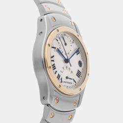 مملوكة مسبقًا Pre-Owned Cartier Santos Ronde Aviator 150 Years Limited Edition W20038R3 Automatic 33 mm