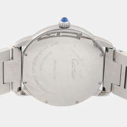 مملوكة مسبقًا Cartier Ronde Solo W6701011 Quartz Stainless Steel Men's Wristwatch 42 mm