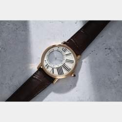 مملوكة مسبقًا ساعة مستعملة كارتتييه روتوند دو كارتتييه ميستريوس أورس W1556223 تعبئة يدوية 42 ملم