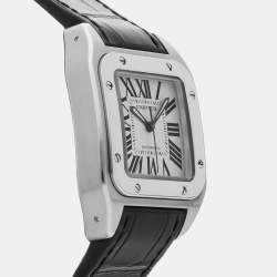 Pre Owned ساعة كارتير سانتوس 100 W20126X8 مستعملة 35 ملم