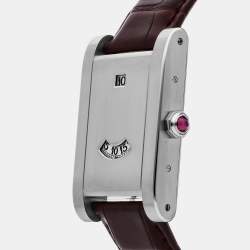 مملوكة مسبقًا Pre-Owned Cartier Tank a Guichet W1523451 Manual Winding 26 mmx37 mm