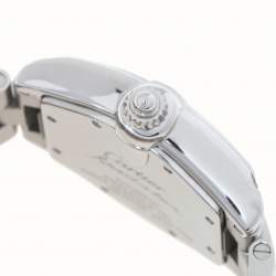 Pre Owned Cartier Black Stainless Steel Roadster 2510 Men's Wristwatch 38 mm