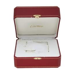 مملوكة مسبقًا Cartier Silver Grey Stainless Steel Ronde Solo 2934 Men's Wristwatch 36 mm