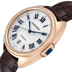 Cartier Flinque 18K Rose Gold Cle Automatic WGCL0004 Men's Wristwatch 40MM