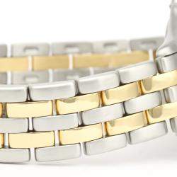 Pre Owned ساعة يد رجالي ة كارتييه "بانتيري كوغار كوارتز 187904" ذهب أصفر عيار 18 و ستانلس ستيل فضية 33 مم