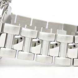 Pre Owned ساعة يد رجالية كارتييه باشا دو كارتييه دبليو31027أتش3 ستانلس ستيل فضية 38 مم