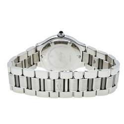 Pre Owned ساعة يد رجالية كارتييه اوتوسكاف 21 2427 أوتوماتيك ستانلس ستيل سوداء 36 مم