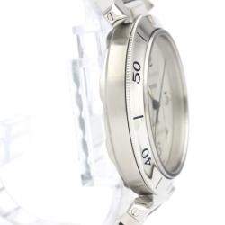 مملوكة مسبقًا Cartier Silver Stainless Steel Pasha Automatic W31031H3 Men's Wristwatch 38 MM