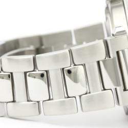 مملوكة مسبقًا Cartier Silver Stainless Steel Pasha Automatic W31031H3 Men's Wristwatch 38 MM