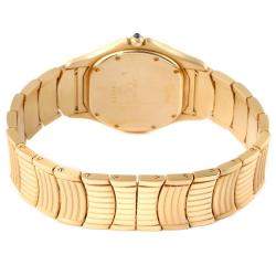 Cartier Blue 18K Yellow Gold Cougar 11651 Men's Wristwatch 32 MM