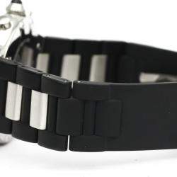 مملوكة مسبقًا Cartier Black Stainless Steel Must 21 Chronoscaph W10125U2 Quartz Men's Wristwatch 38 MM