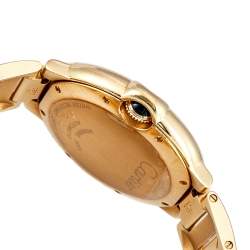 Pre Owned ساعة يد للجنسين كارتييه WGBB0046 بالون بلو ذهب أصفر عيار 18 قيراط غيلوك أبيض فضية  36 مم