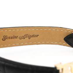 Pre Owned Cartier Silver 18K Yellow Gold Pasha Chrono Quartz Men's Wristwatch 35 MM