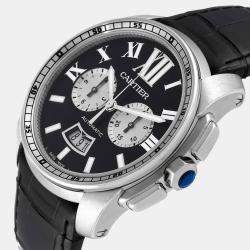 Cartier Black Stainless Steel Calibre W7100060 Automatic Men's Wristwatch 42 mm