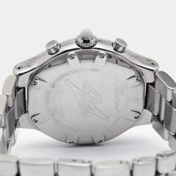Pre Owned Cartier Silver Stainless Steel Chronoscaph 21 2424 Unisex Wristwatch 38 mm