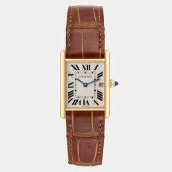 Cartier Tank Louis Cartier W159756 Unisex Watch in 18k Yellow Gold