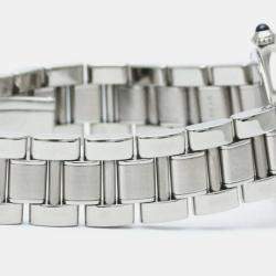 Pre Owned Cartier Silver Stainless Steel W10110T2 Must 21 W10110T2 Men's Wristwatch 31 mm
