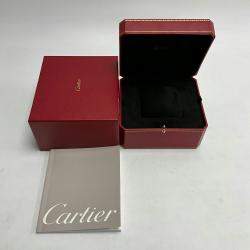 Cartier Silver Platinum Tortue W1540551 Automatic Men's Wristwatch 34 mm
