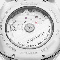 Cartier Drive Silver Dial Moonphase Steel Men's Watch 40 mm