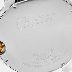 Cartier Ballon Bleu Silver Dial Steel Yellow Gold Men's Watch 42.1 mm