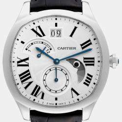 Cartier Drive Retrograde Large Day Night Steel Men's Watch WSNM0005 40 mm