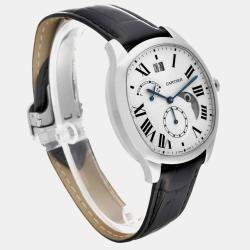 Cartier Drive Retrograde Large Day Night Steel Men's Watch WSNM0005 40 mm