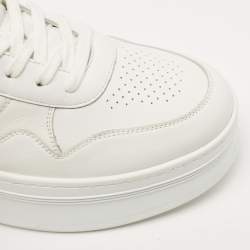 Celine White Leather Platform Sneakers Size 42