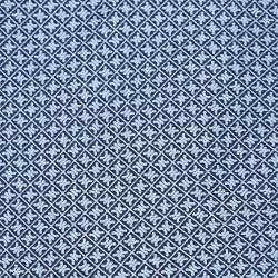 Celine Vintage Blue Print Silk Tie