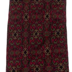 Celine Vintage Multicolor Paisley Printed Silk Tie