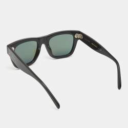 Celine Black Acetate Wayfarer Sunglasses 
